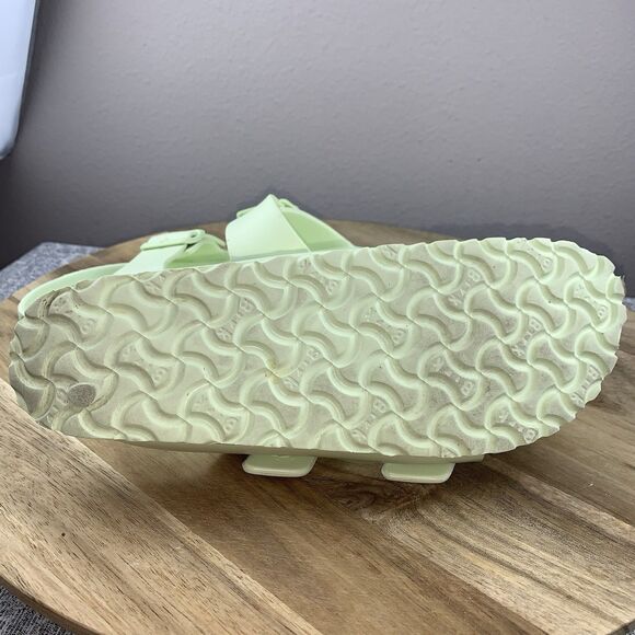 Birkenstock Sz 10 W 8 M EU 41 Arizona Essentials EVA FADED LIME Unisex Sandals - Picture 10 of 12